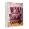 Stupell Industries Pink Princess Tutu Bunny Framed Giclee, design by Lucia Heffernan